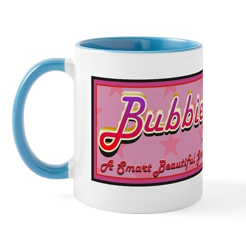 White/Blue Inside - Bubbielicious Mugs