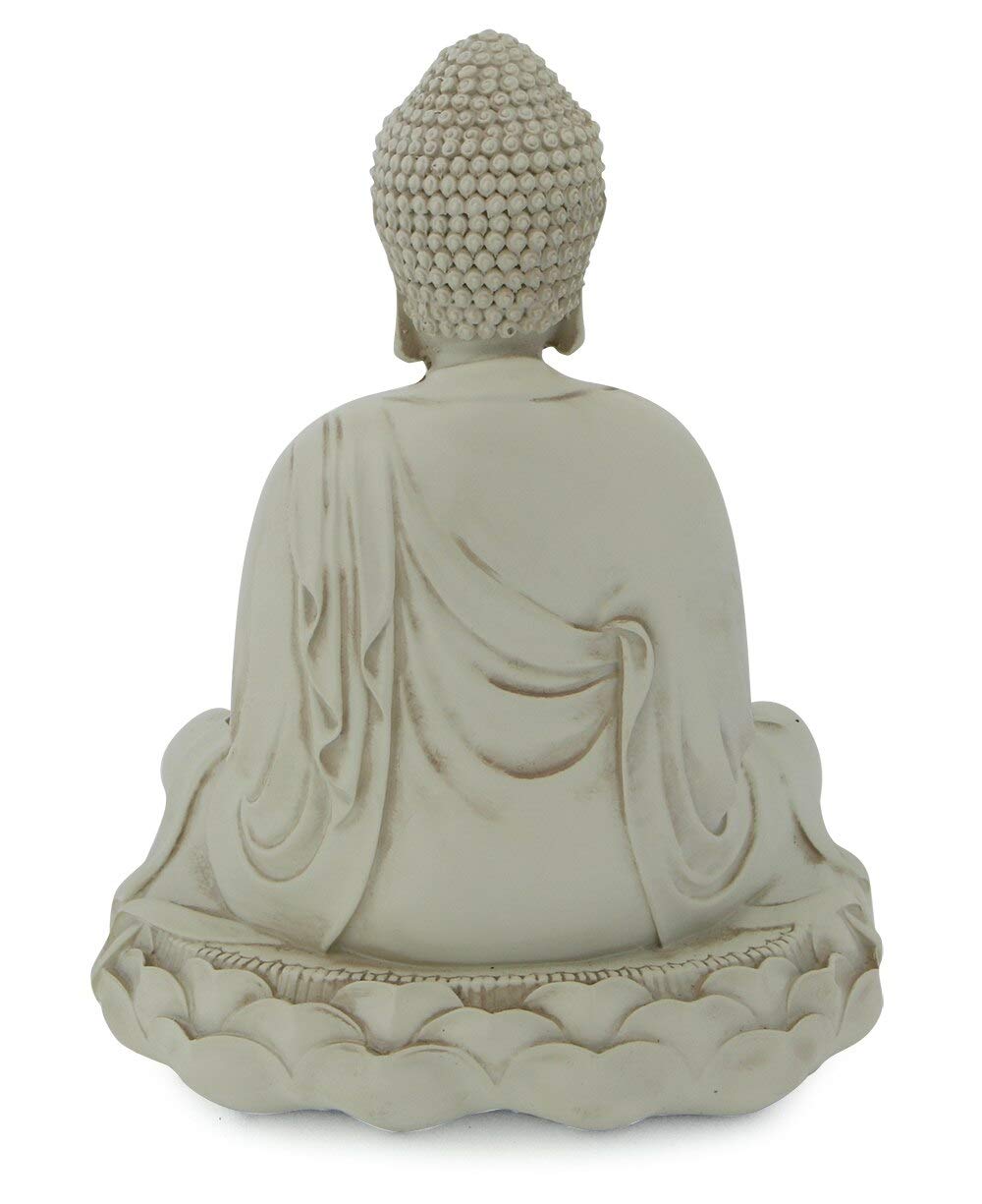 Serene Buddha Meditation Statue - 6.5 Inch Handcrafted Home Decor for Yoga, Zen Garden & Spiritual Relaxation | Perfect for Meditation Spaces & Mindful Living
