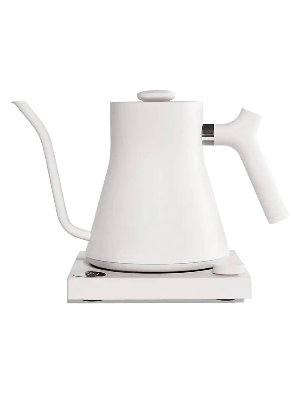 Fellow Stagg EKG Electric Gooseneck Kettle 120V - Matte White Precision Pour Over Coffee & Tea Kettle for Home Brewing, Specialty Coffee, and Tea Enthusiasts
