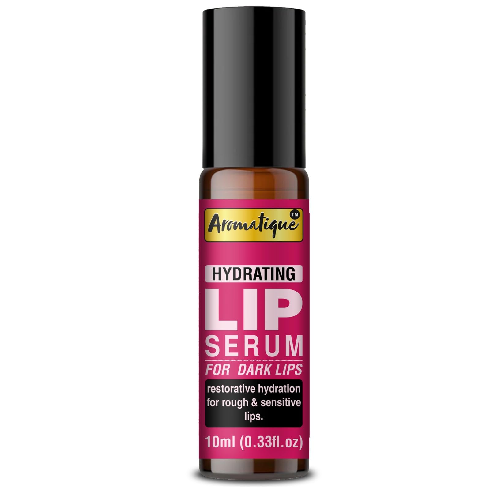 Aromatique Lip Serum for Soft & Supple Lips - Hydrating Lip Treatment for All Skin Types | Enhances Natural Lip Color for Women & Men | 10ml | Perfect for Daily Use, Night Care & Makeup Prep