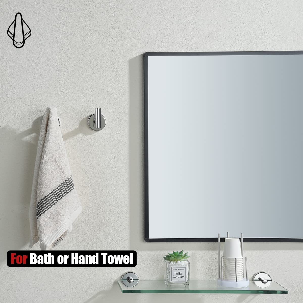 JQK 5-Piece Chrome Bathroom Hardware Set - 24