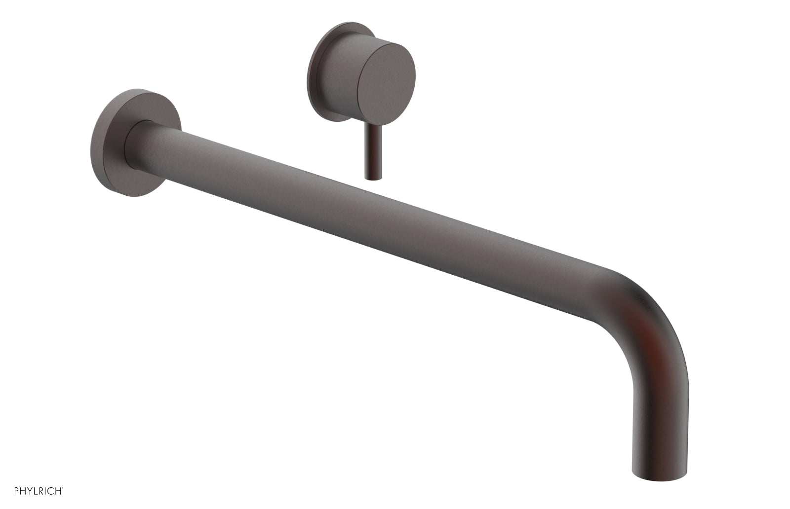 Basic II 14 Single Handle Wall Mount Lavatory Faucet Set with Lever Handle - 230 15 14 - Perfect for Bathroom Sink, Powder Room, and Guest Bath Installation