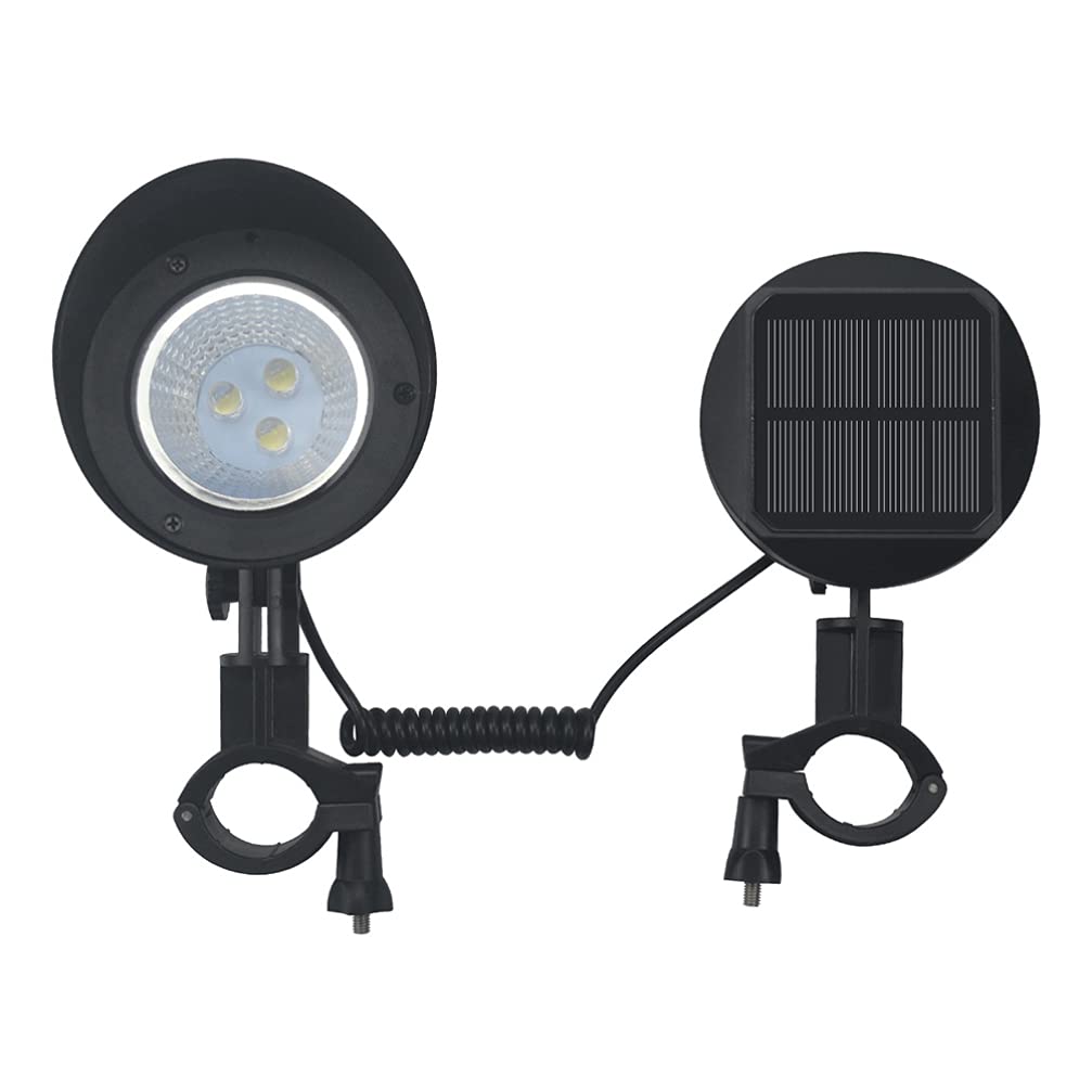 OSALADI Solar Flag Pole Light - Dual Head Waterproof Solar Powered Outdoor Flagpole Light for Garden, Yard, and Driveway Decoration