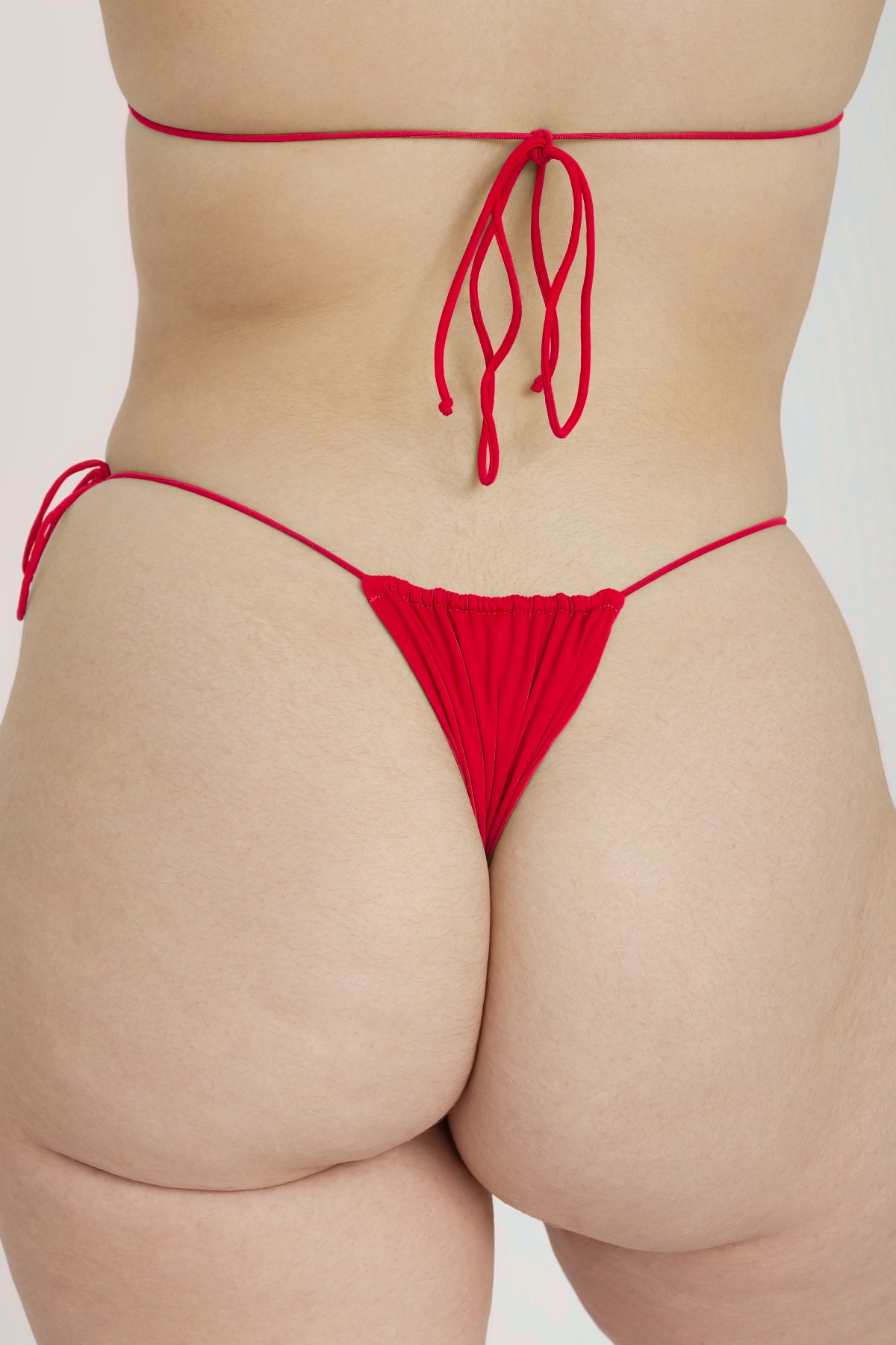 Bixi Bottom Fire Red - High Waist Bikini Bottoms for Women, Sexy Swimwear for Beach & Pool Party, Perfect for Summer Vacation & Tropical Getaway
