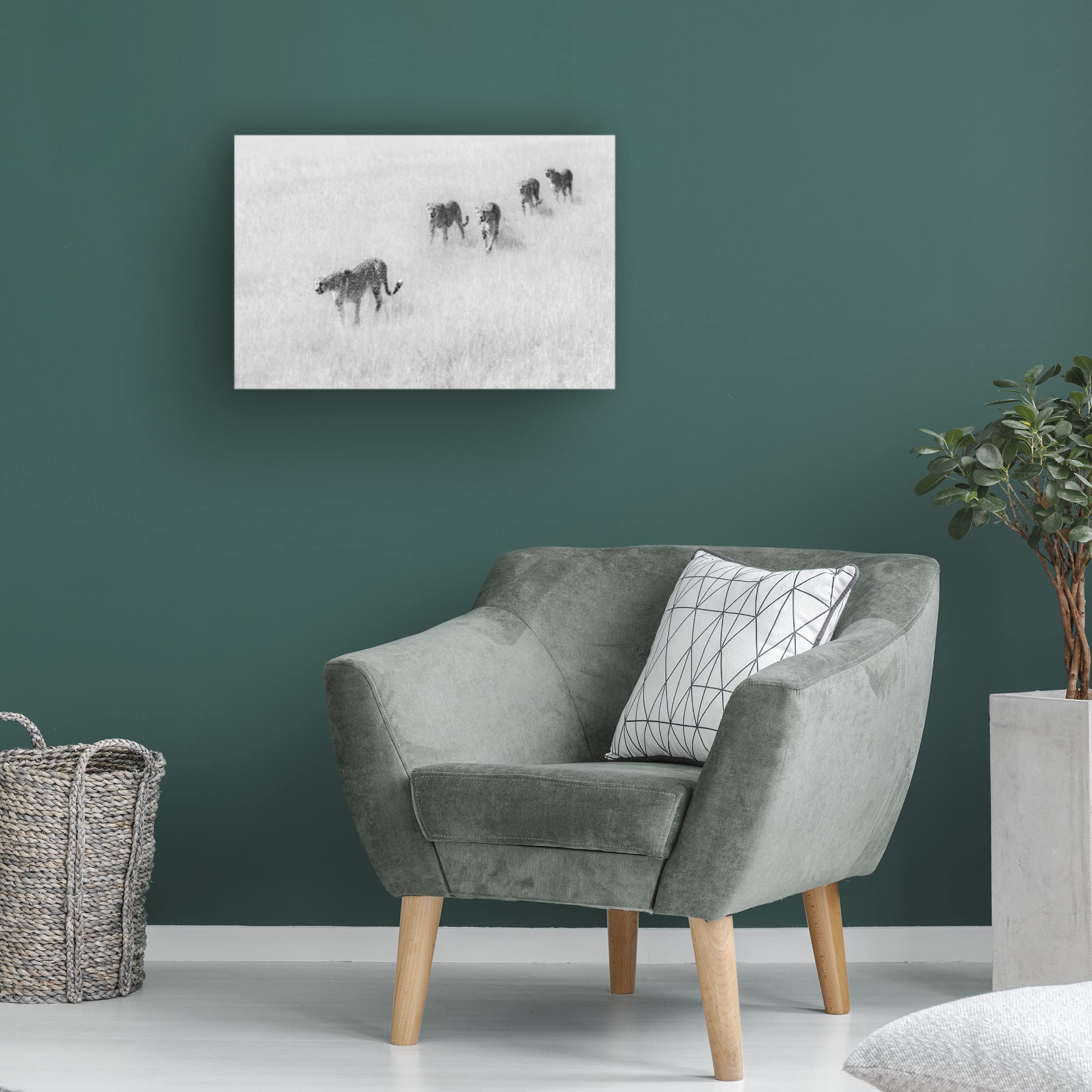 Jun Zuo 'Five Boys' Canvas Art Print - Modern Wall Decor for Living Room, Bedroom & Office - Trademark Fine Art Collection