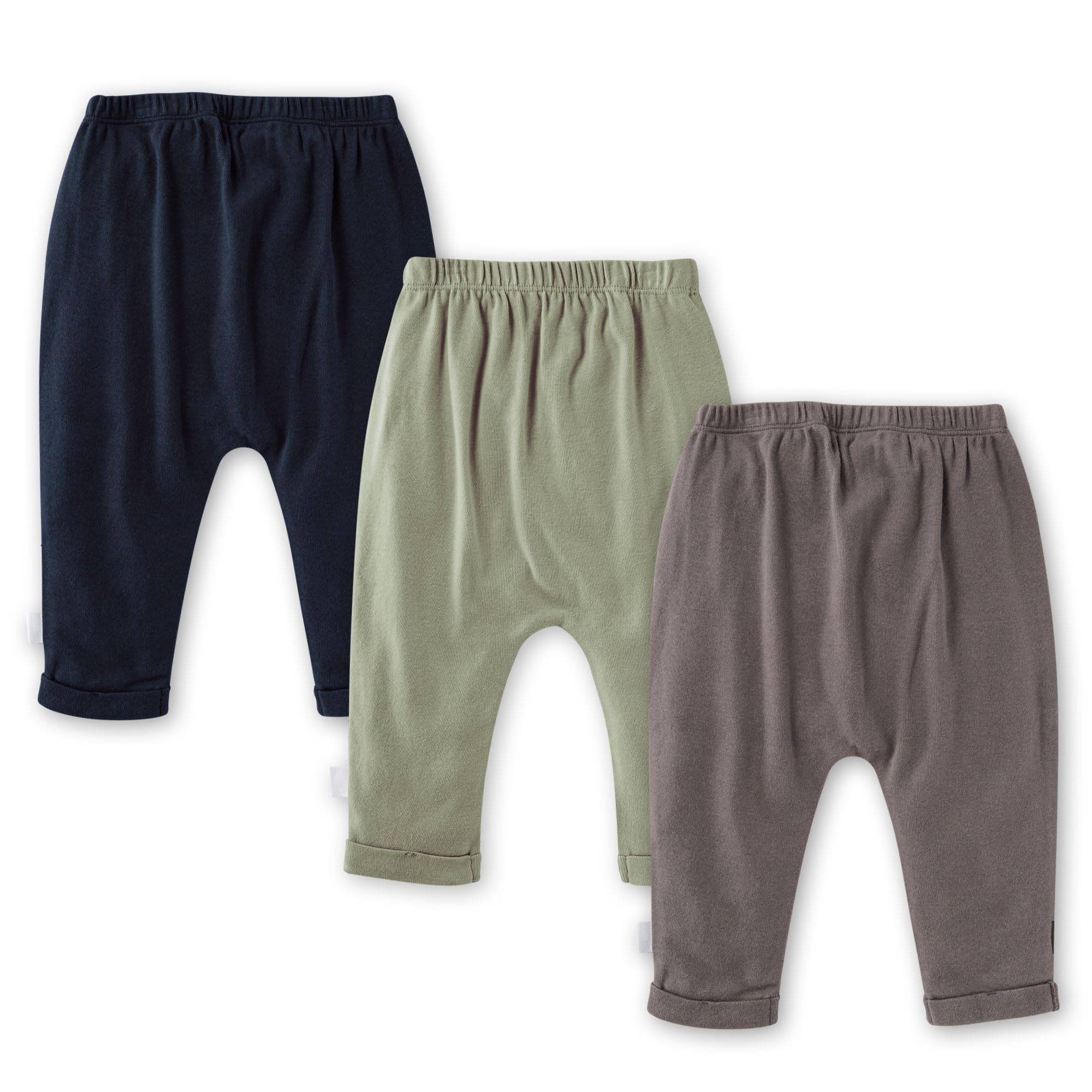 Burt's Bees Baby Organic Quilted Pants for Newborn to 24 Months - Soft Unisex Cotton Trousers for Boys & Girls | Perfect for Playtime, Daycare & Family Outings
