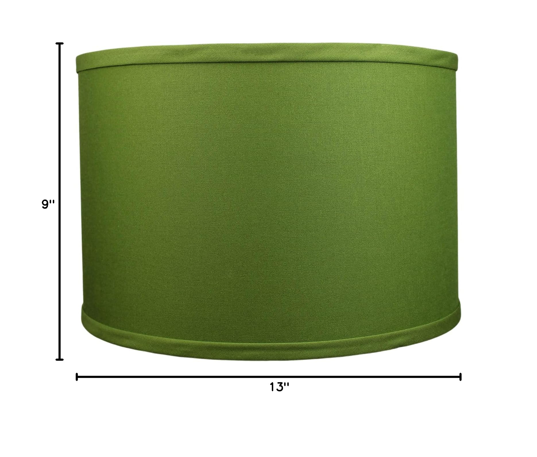Premium Set of 2 Linen Avocado Lamp Shades - 13