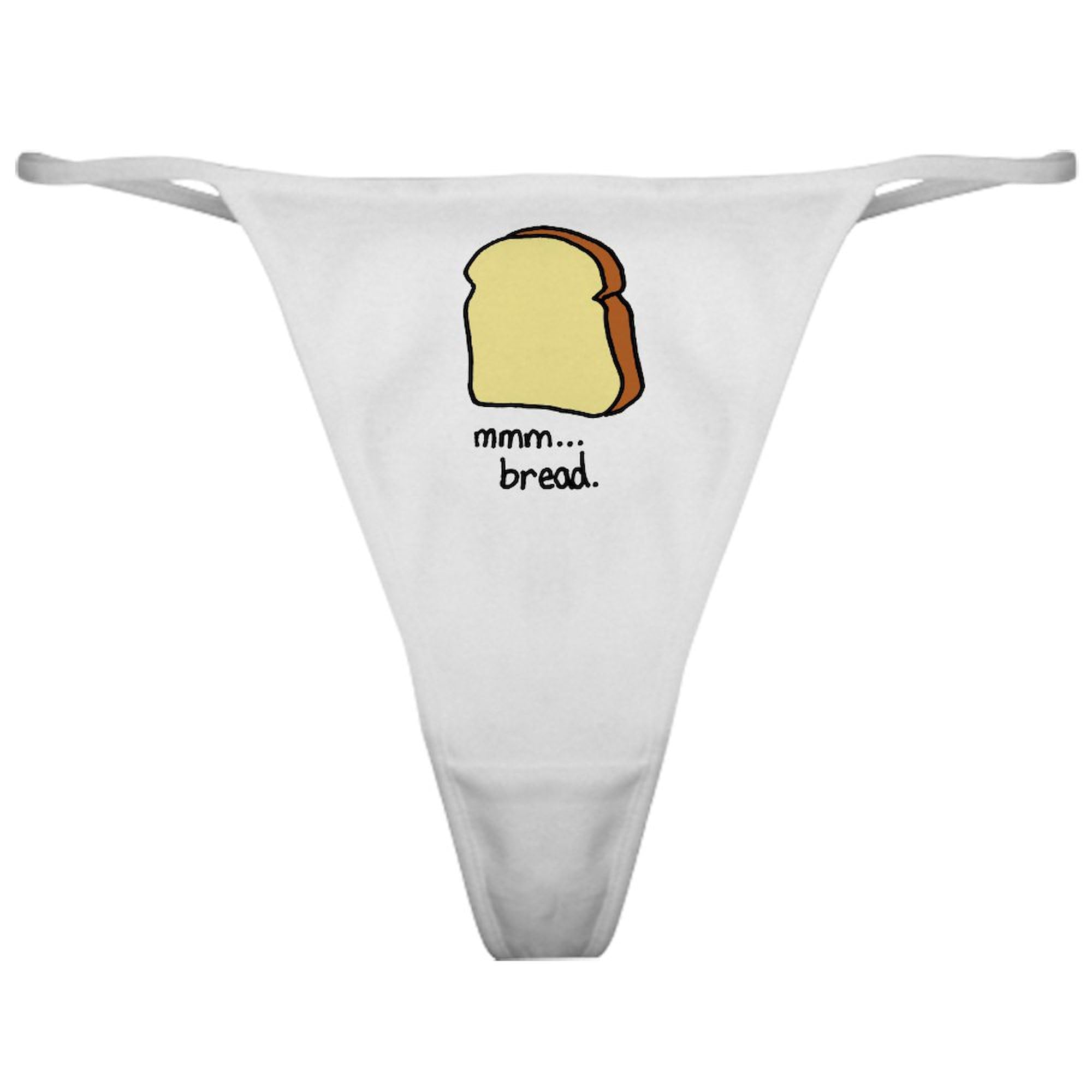 Comfortable Women's Thong Underwear - Mmm.. Bread Print Classic Panties for Everyday Wear | Perfect for Casual Outfits & Lounge