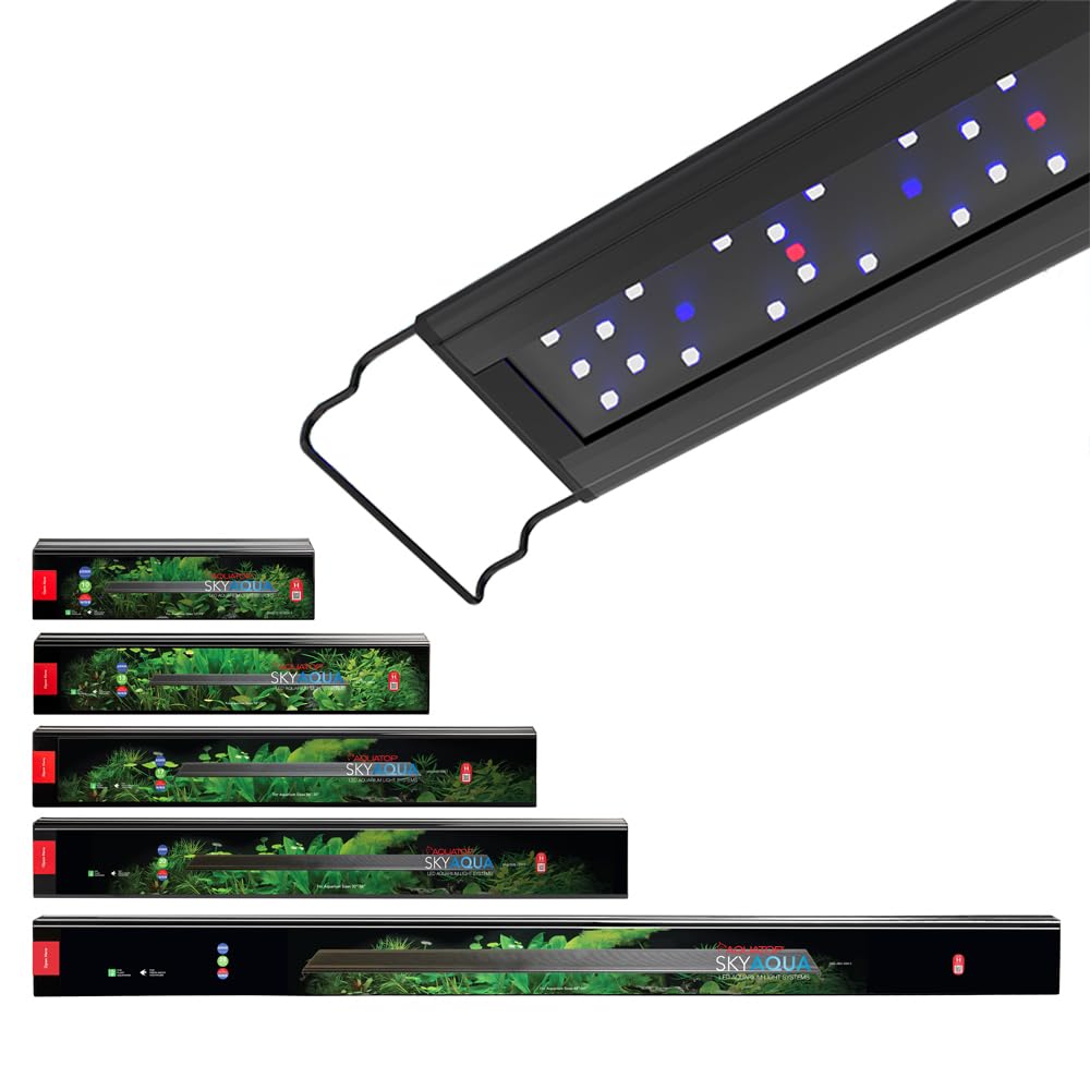 Aquatop SkyAqua LED Aquarium Light 6500K Full Spectrum – 30-36 Inch Fish Tank Light with 3-Position Switch, UL & CSA Certified, Natural Sunlight Simulation for Freshwater & Planted Aquariums – Perfect for Home, Office & Aquatic Stores