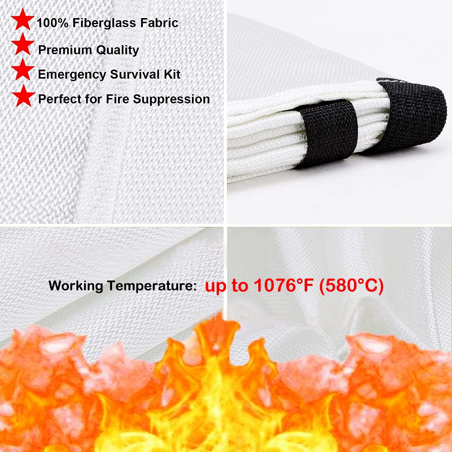 TONYKO Emergency Fire Blanket - 47