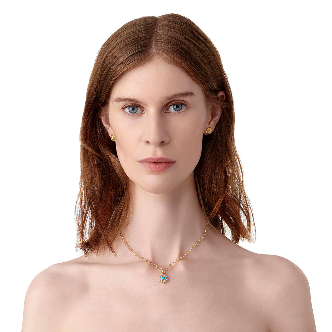 Turquoise Mini Stella Pendant Necklace - Temple St. Clair Jewelry | Perfect for Everyday Wear, Gifts & Special Occasions