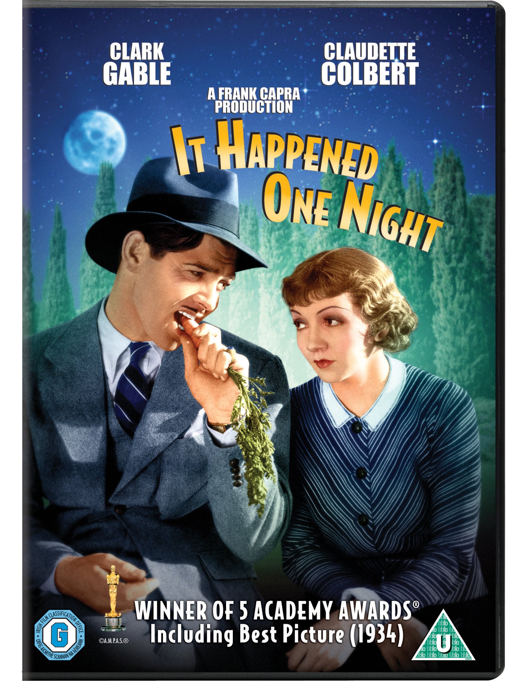 It Happened One Night - Classic Romantic Comedy DVD - Perfect for Movie Nights & Vintage Film Collections