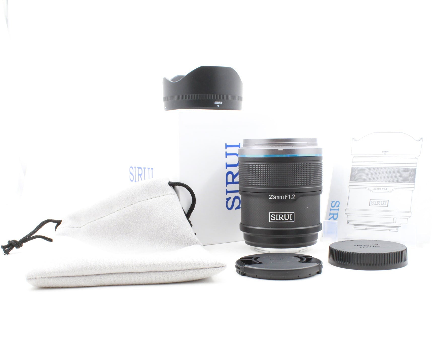 Sirui Sniper 23mm f/1.2 Autofocus Lens for Sony E Mount (Black) - Premium Fast Prime Lens for Street Photography & Low Light Shooting - Open Box Excellent Condition