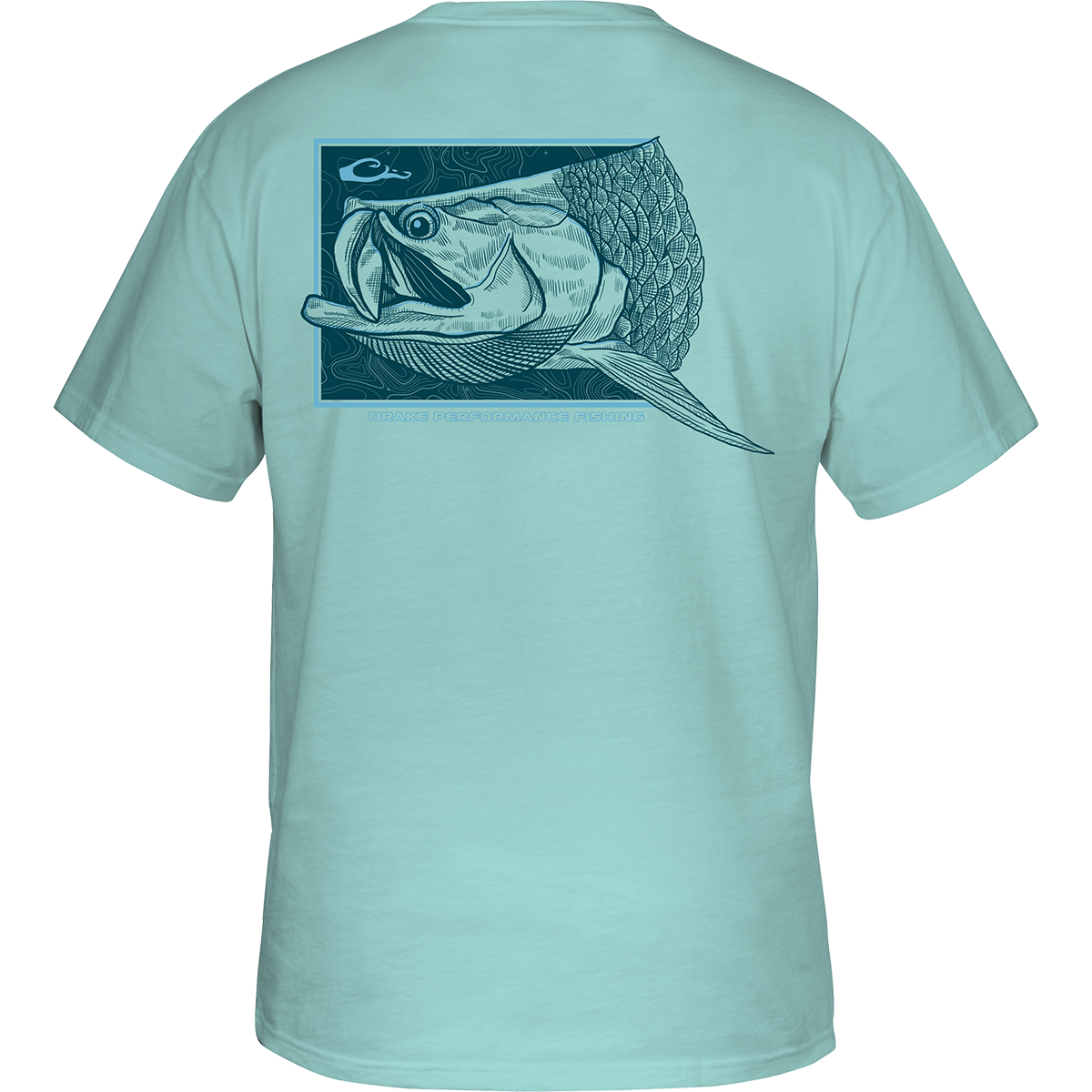 Rolling Tarpon Graphic T-Shirt for Men & Women - Comfortable Cotton Tee for Fishing, Beach & Outdoor Activities
