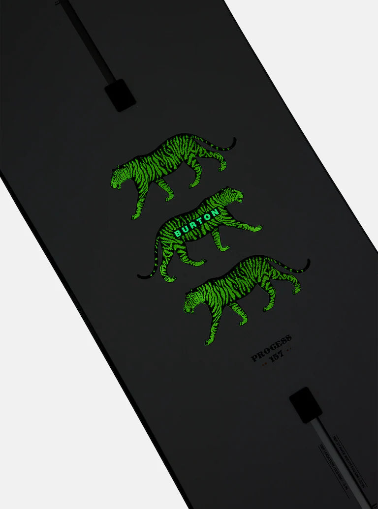 Burton Process Snowboard 2025 - All-Mountain Freestyle Snowboard for Men & Women | Best for Park, Powder & Groomers | Perfect for Tricks, Jumps & Freeriding