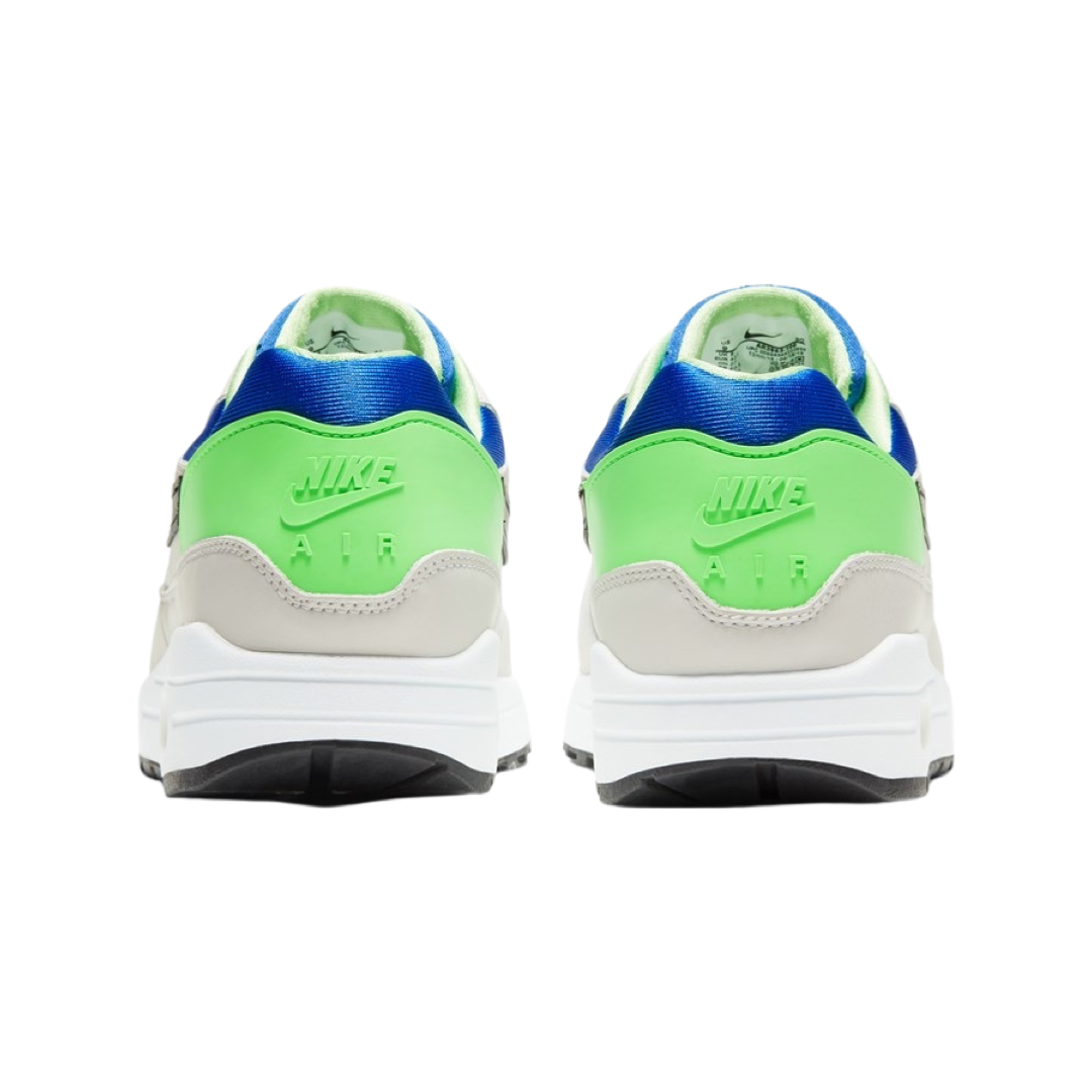 Nike Air Max 1 DNA CH 1 Sneakers - White Black Royal Blue Running Shoes for Men - Comfortable Athletic Shoes for Jogging, Gym & Casual Wear