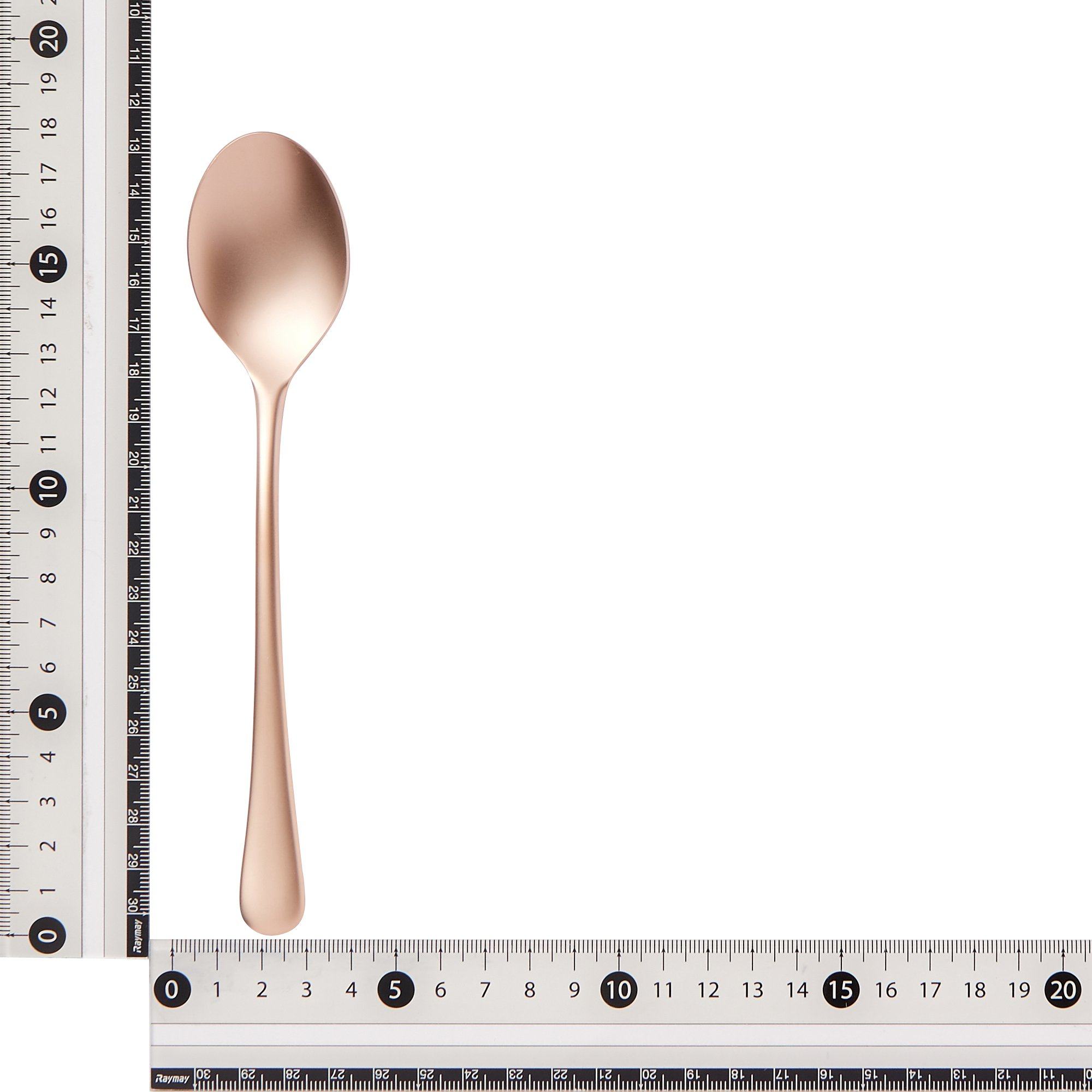 Premium Elegant Gold-Plated Dinner Spoons - 12-Piece Set for Fine Dining, Wedding Cutlery & Formal Table Settings