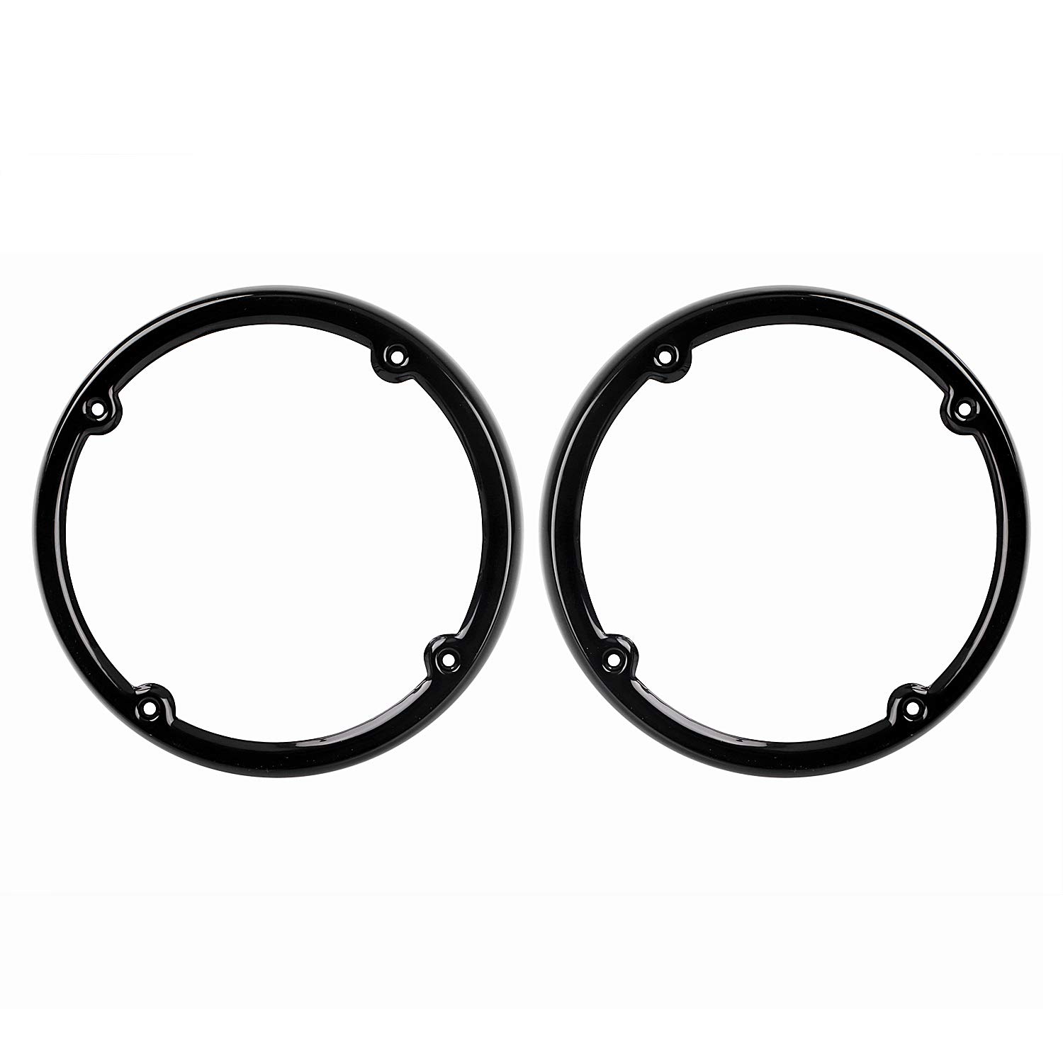 Premium Black Motorcycle Tour Pak Audio Speaker Kit - Perfect Fit for Harley Electra Glide, Tri Glide & Ultra Limited Models (2014-2023) - Enhance Your Ride with Crisp Sound on Long Road Trips