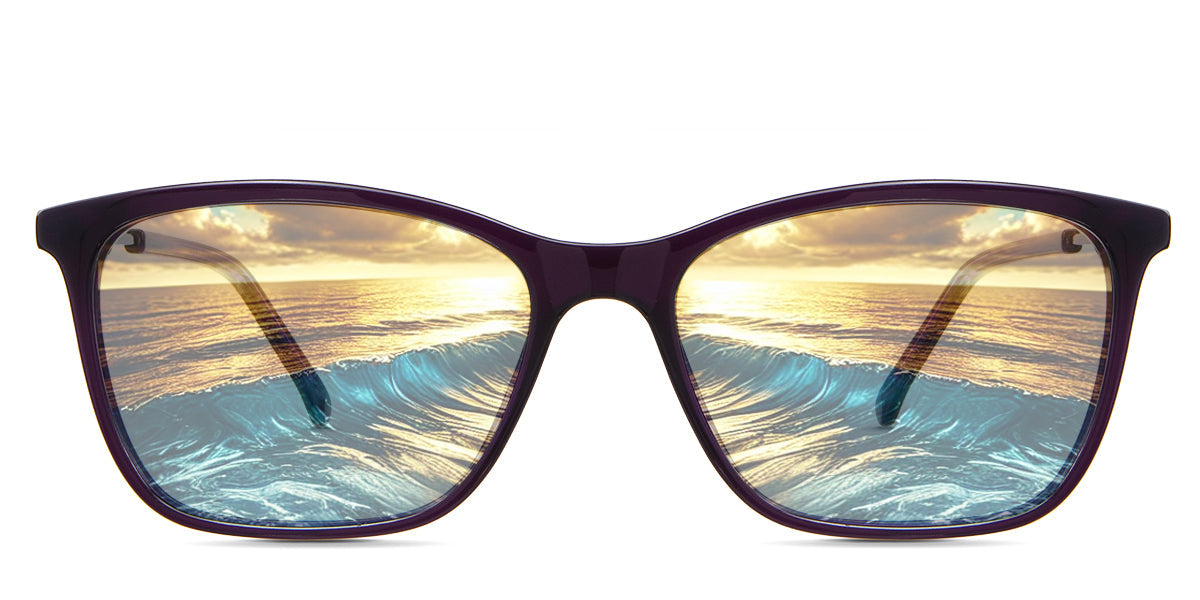 Elle Women's Prescription Tinted Glasses - Stylish & UV Protection for Everyday Wear, Reading, and Outdoor Activities