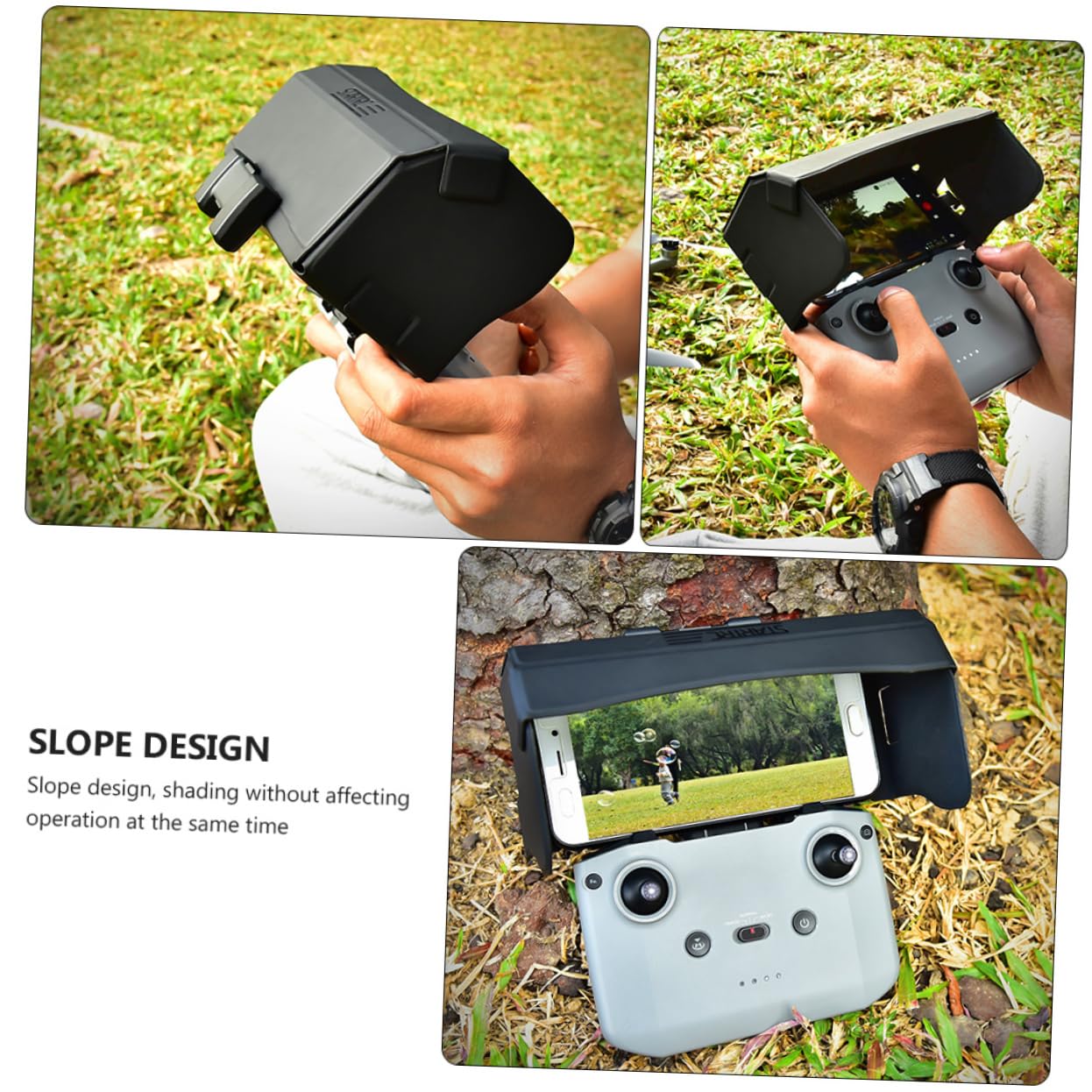 Veemoon Remote Controller Sun Hood - 3-Fold Sunshade Cover for DJI Mavic 2/DJI Mavic 2 Pro/DJI Mavic 2 Zoom - Anti-Glare Protection for Drone Remote Control (Perfect for Sunny Outdoor Flying)