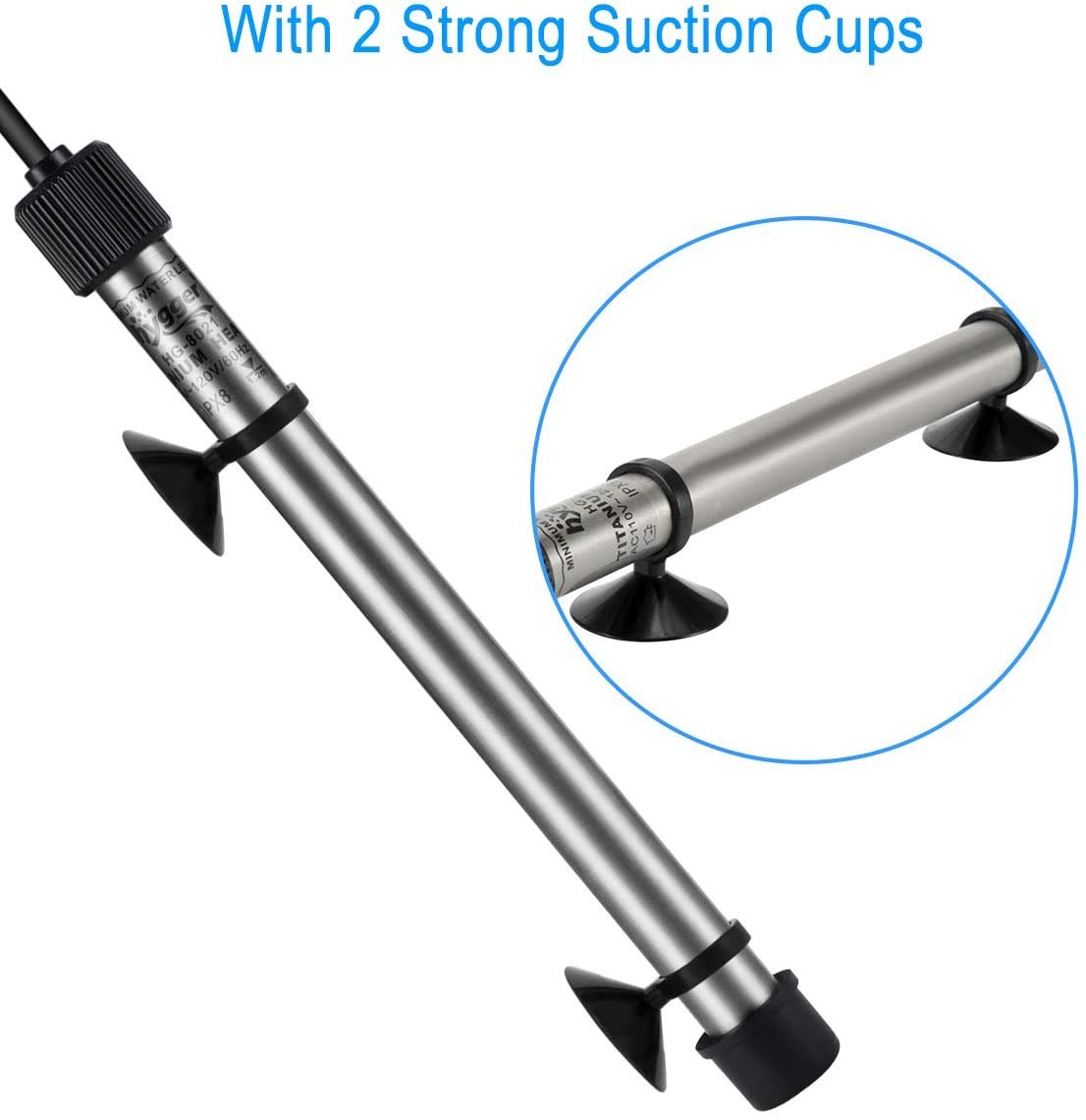 Hygger 802 500W Titanium Aquarium Heater Tube - Replacement Heating Element for Fish Tanks (Controller Not Included) | Perfect for Saltwater & Freshwater Aquariums, Reef Tanks & Aquatic Pets