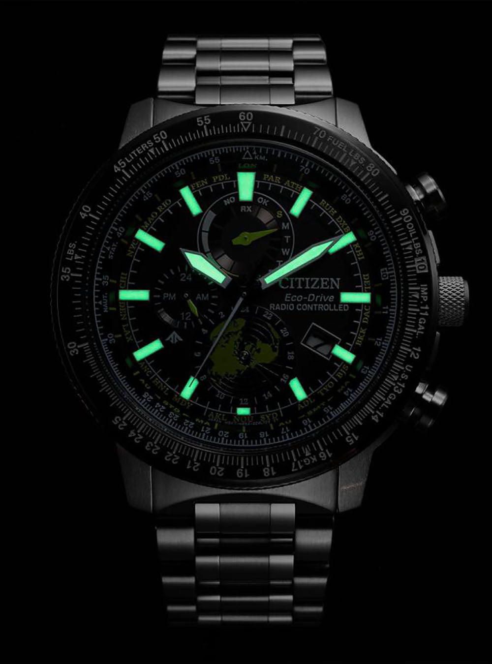 CITIZEN PROMASTER SKY Eco-Drive Geo Trekker BY3006-53E Men's Watch - Japanese Movement, JDM - Perfect for Outdoor Adventures & Travel