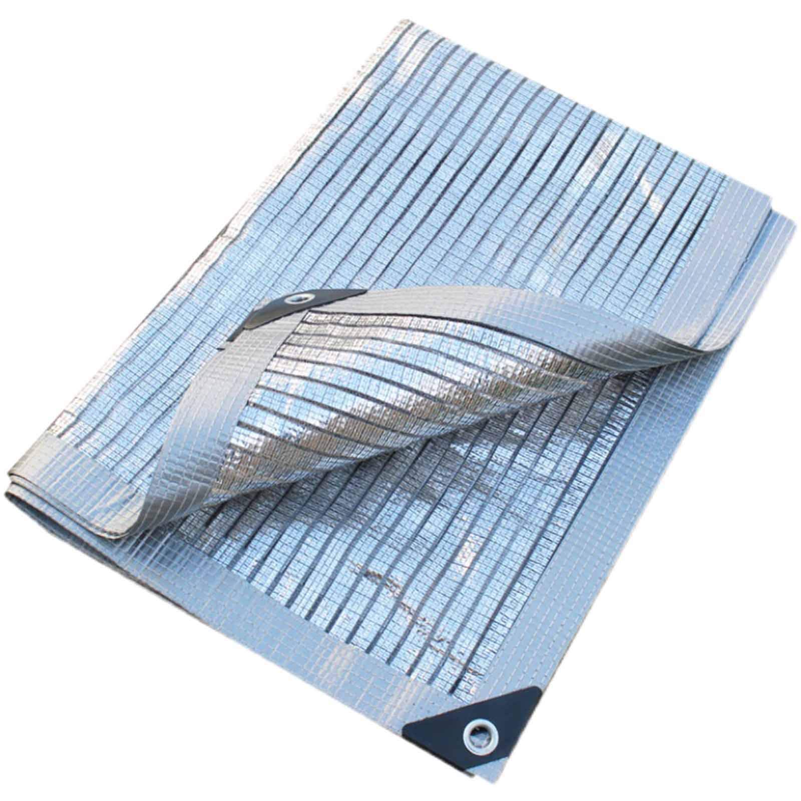 Premium Reflective Aluminet Shade Cloth - UV Resistant Sunblock Mesh with Reinforced Grommets for Garden, Greenhouse & Plant Protection | Ideal for Flowers, Vegetables, Barn Cover & Outdoor Shade Solutions