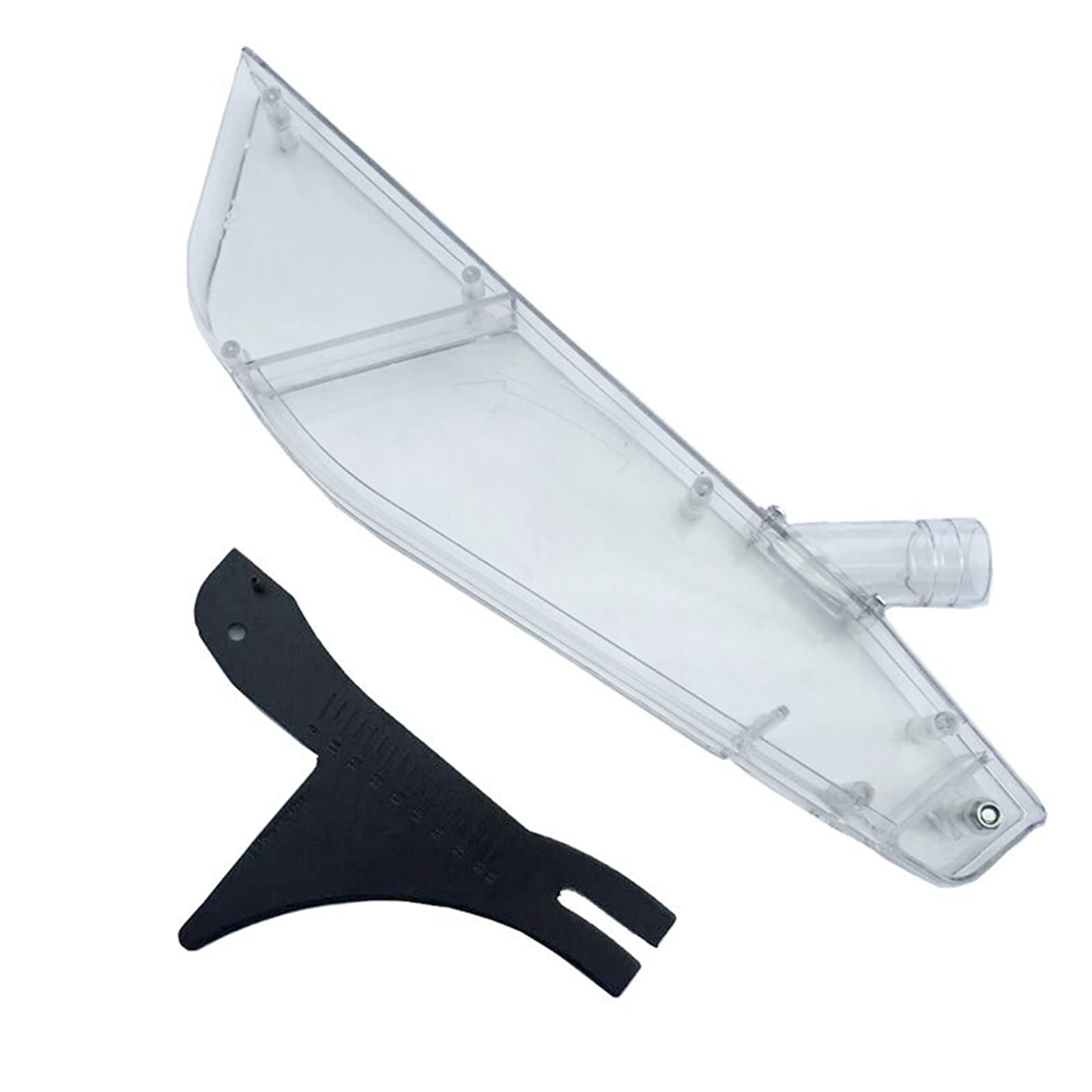 12 Inch Flip Saw Stand Table Saw Cover - Clear Plastic Glue Guard Woodworking Safety Protector for 12