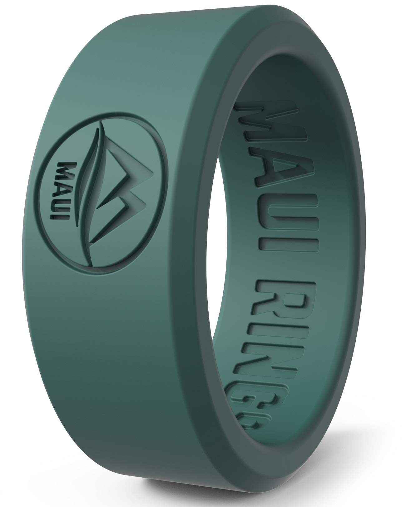 **Durable Silicone Wedding Rings for Men - Comfortable & Safe Solid Style Engagement Band - Gym, Sports, Workout & Active Lifestyle**