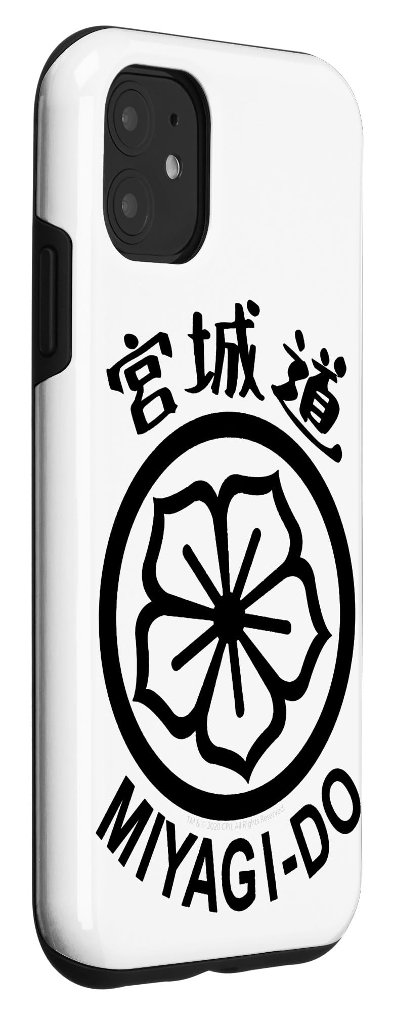 iPhone 11 Case - Miyagi-Do Karate Kid Inspired Floral Design Protective Phone Cover for iPhone 11 - Perfect for Karate Fans, Movie Lovers & Anime Enthusiasts