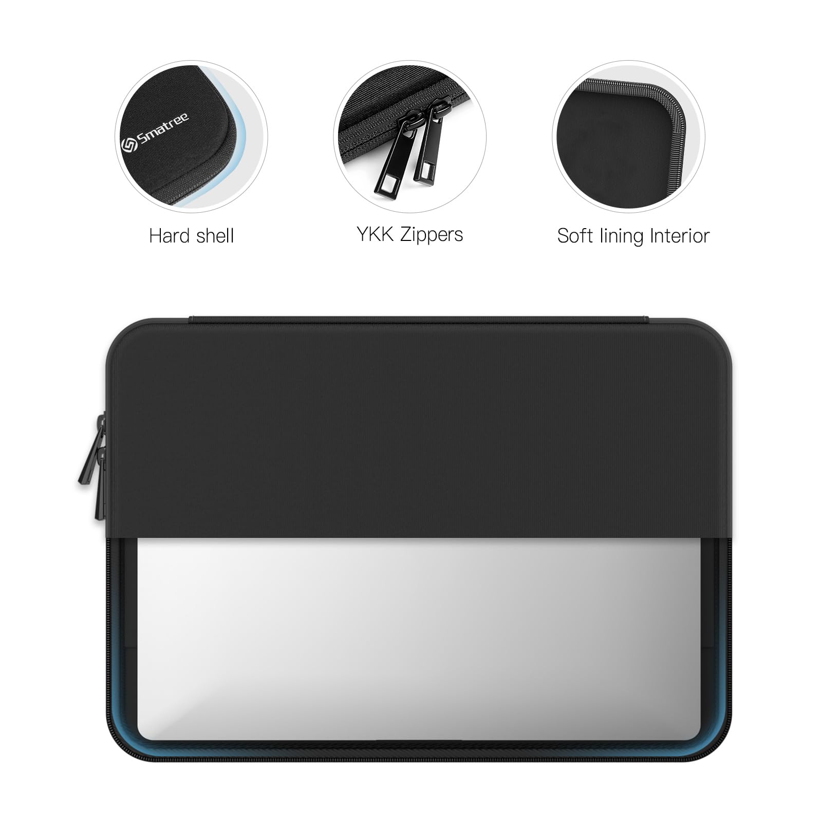 Smatree Shockproof Hard Shell Case for 16-inch ASUS ROG Strix SCAR 16 (2024/2025 G635) & G16 (2024/2025 G614) Gaming Laptops - Protective Sleeve Compatible with ASUS VivoBook 16X/Pro 16X - Perfect for Travel, School & Office Use