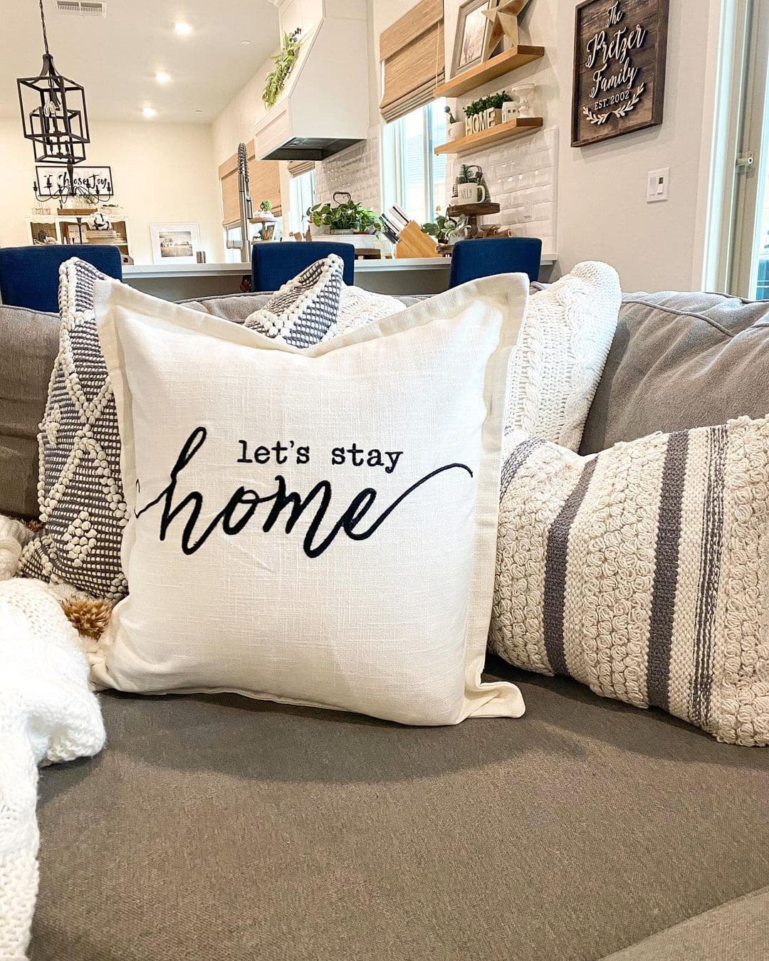 Bria Stripe Decorative Pillow Cover - Soft Cotton Cushion Case for Sofa, Bed & Home Decor - Perfect for Living Room, Bedroom & Cozy Spaces