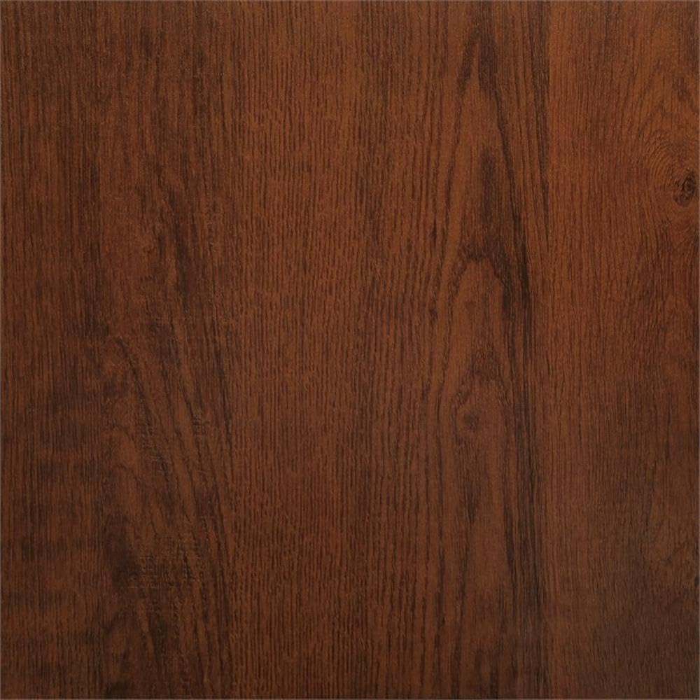 Reversible Wooden Pedestal Computer Desk in Cherry & Black - Home Office Desk with Storage Shelf | Perfect for Small Spaces, Dorm Rooms & Remote Work