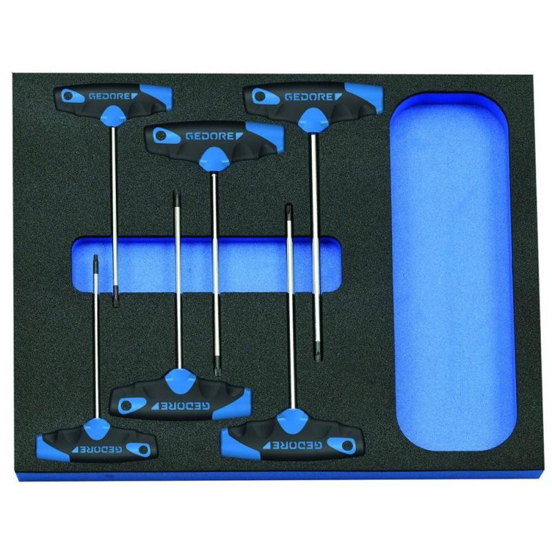 Gedore 2016559 6-Piece Screwdriver Set - 2/4 CT Tool Module | Professional Hand Tools for Home Repair & Automotive Maintenance