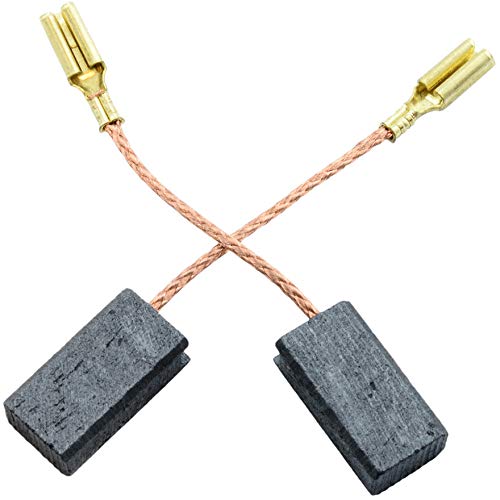 AEG VSL115 Grinder Carbon Brushes 1309_AEG_VSL115 - Replacement Brushes with Auto Stop, Cable & Spring for Smooth Power Tool Performance