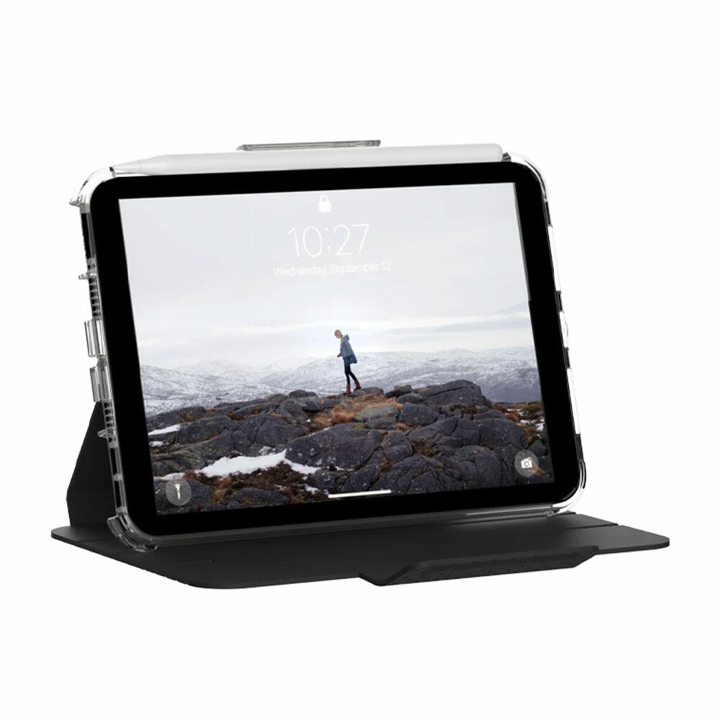UAG Lucent Folio Case for iPad Mini 6 - Black (Apple Exclusive) | Slim Protective Cover for Work, Travel & Everyday Use