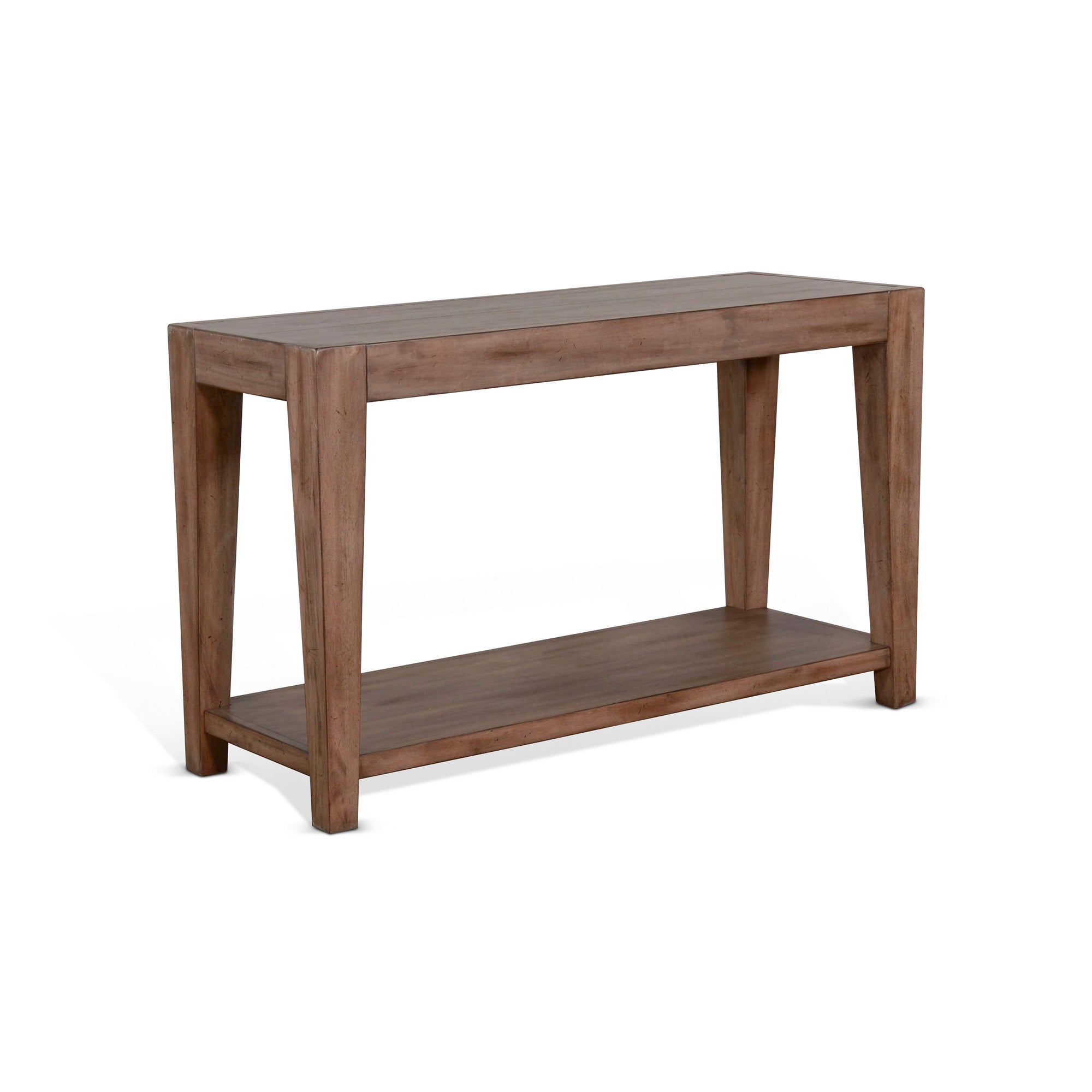 Stylish Doe Valley Sofa Table - Narrow Console Table for Small Spaces, Entryway & Behind Couch - Solid Wood Sofa Table with Storage Shelf for Living Room, Hallway & Home Decor