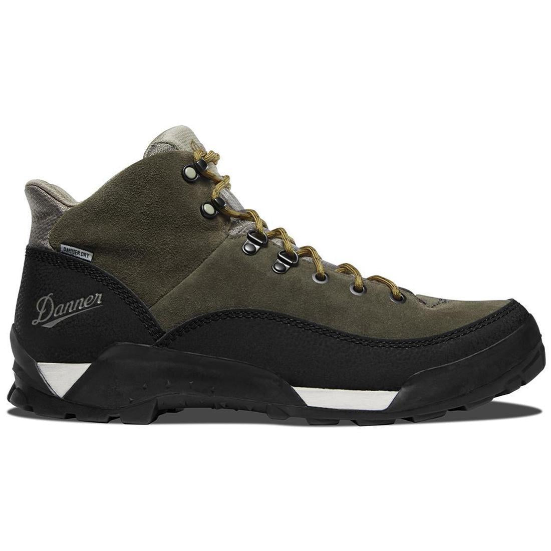 Panorama Mid 6 Hiking Boots for Men & Women - Waterproof Ankle Boots with Traction Grip - Black Olive Color - Perfect for Outdoor Adventures, Trail Hiking & Camping