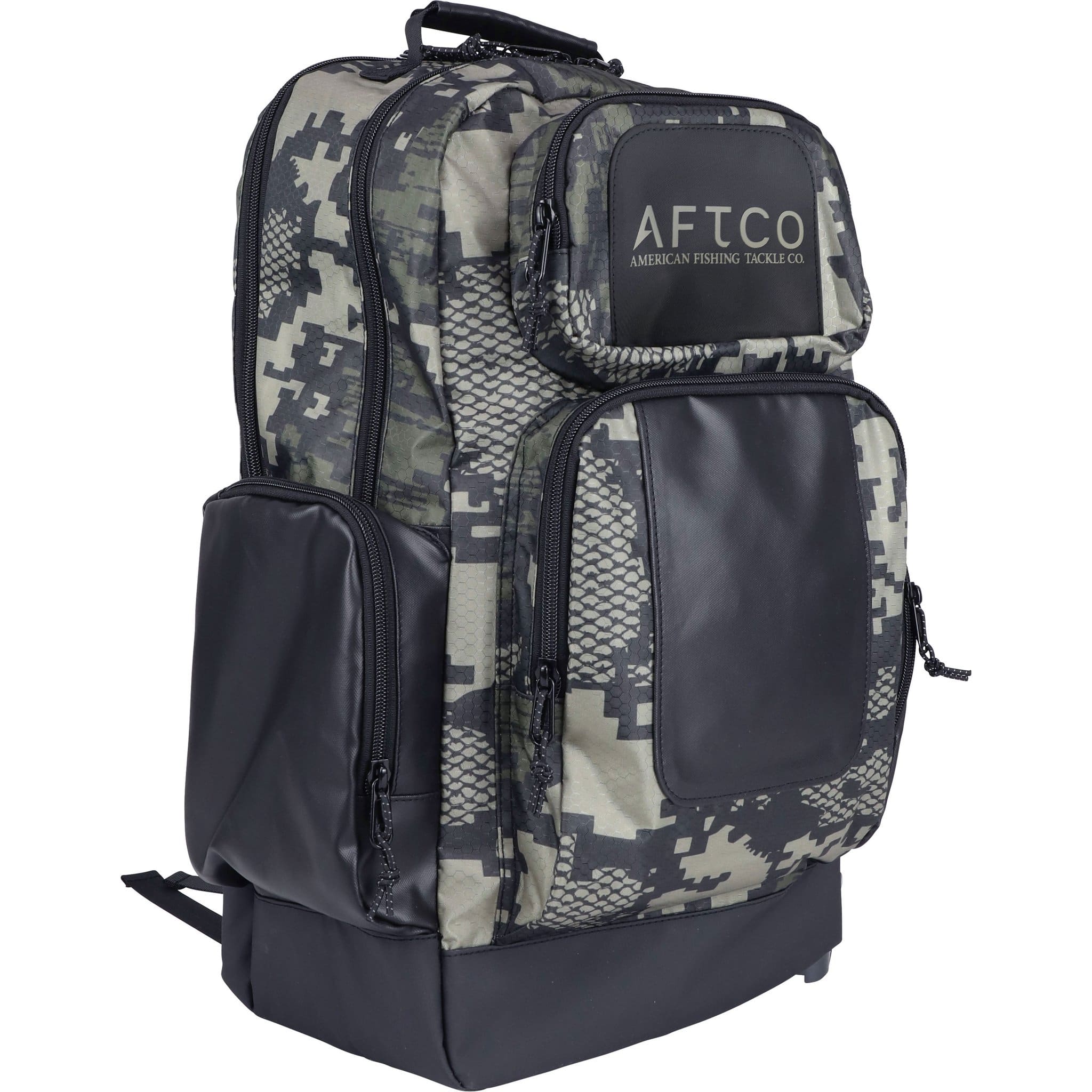 AFTCO Fishing Backpack - Waterproof & Durable Tackle Bag for Saltwater & Freshwater Fishing | Perfect for Boat, Kayak & Shoreline Anglers