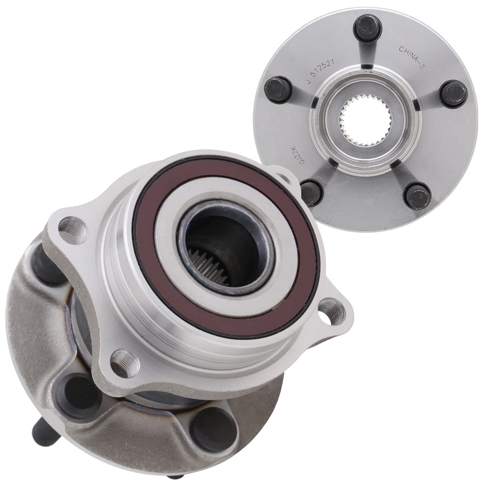 2-Pack Wheel Hub Bearing Assembly - Compatible with 2013-2016 Scion FR-S & 2017-2020 Toyota 86 - Replaces Timken HA590519, WJB WA512521 - Perfect for DIY Car Repairs & Wheel Bearing Replacement
