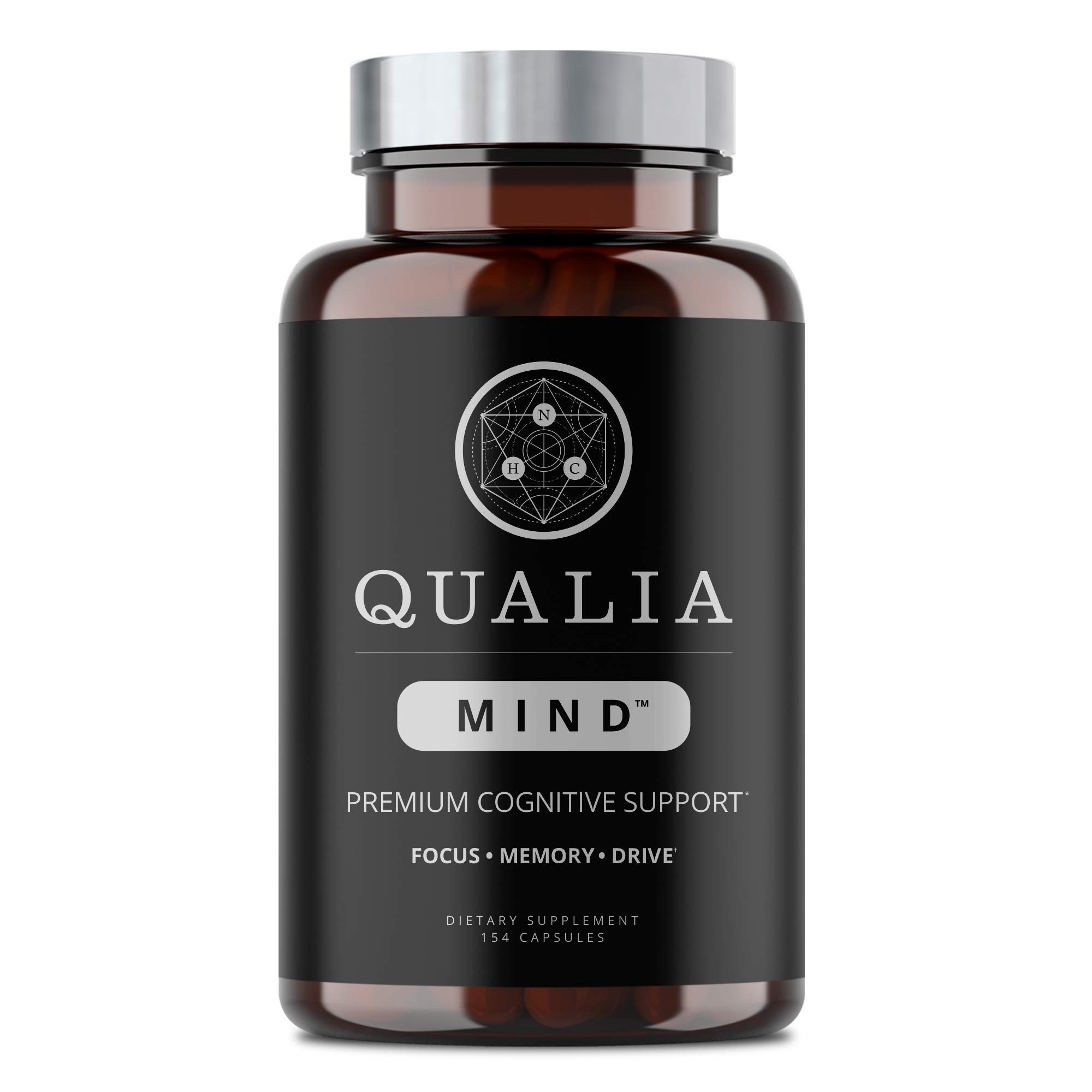 NEUROHACKER COLLECTIVE Qualia Mind Nootropics 154 Count | Premium Brain Supplement for Memory, Focus & Mental Clarity | Enhance Cognitive Performance for Work, Study & Daily Life