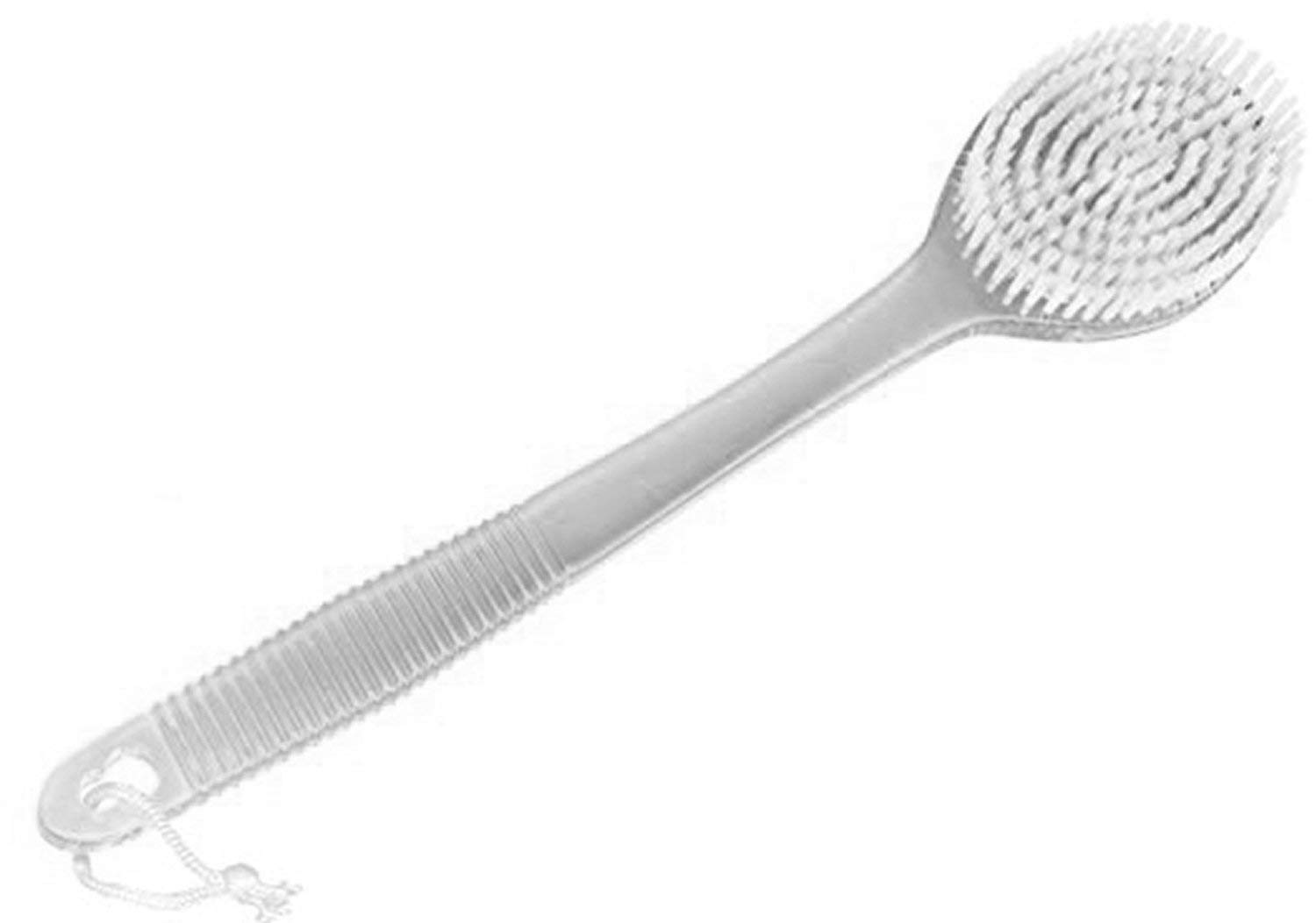 INAAYA Long Handle Bath Brush with Soft Bristles - Back Scrubber for Exfoliating & Cleansing - Perfect for Shower, Spa & Body Care (Multicolor)