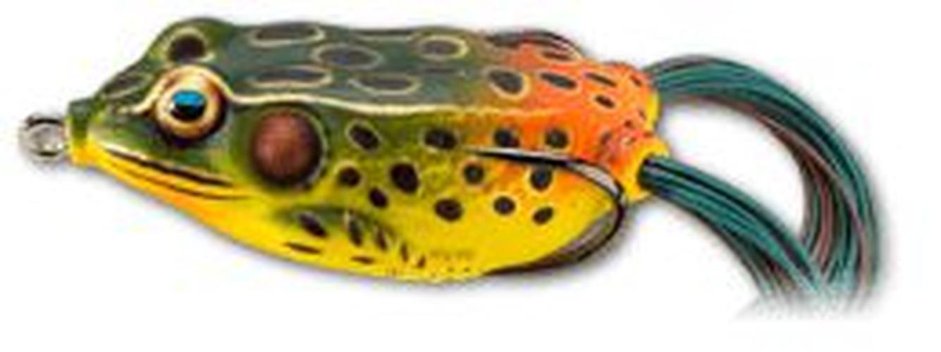 Live Target Hollow Body Frogs - Topwater Bass Fishing Lure for Freshwater & Saltwater - Realistic Frog Bait for Weedless Fishing in Ponds, Lakes, and Rivers