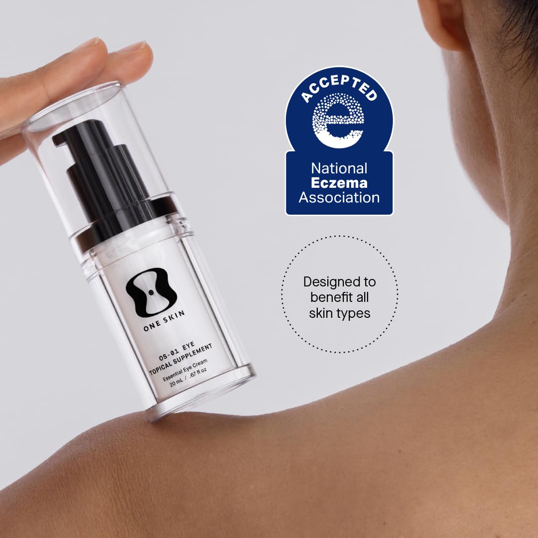 EYE OS-01 Peptide Eye Cream - Anti-Aging Topical Supplement for Wrinkles & Dark Circles | Skin Longevity & Age Reversal Treatment | Perfect for Night Routine & Daily Under Eye Care
