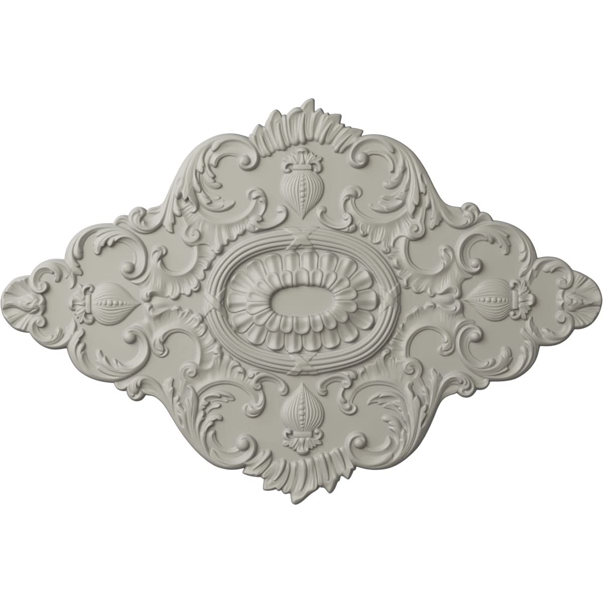 Ekena Millwork CM42X28ASPCF Ashford Ceiling Medallion - 42.75