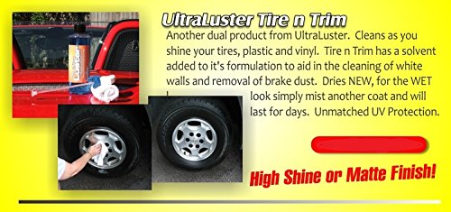 Ultra Luster Tire & Trim Cleaner - 16 oz Spray Bottle for Cleaning & Shining Tires, Rubber, Plastic & Vinyl Surfaces | Perfect for Cars, Trucks, Motorcycles & Outdoor Furniture