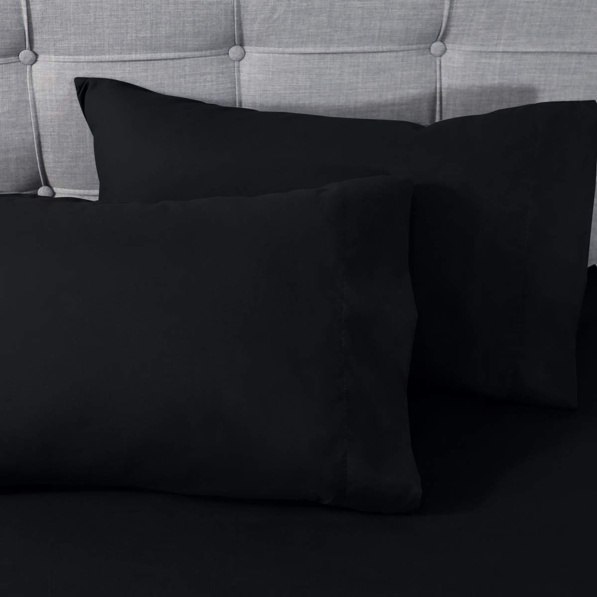 Premium 800 Thread Count Egyptian Cotton Bed Sheet Set - Super Soft & Breathable, 18