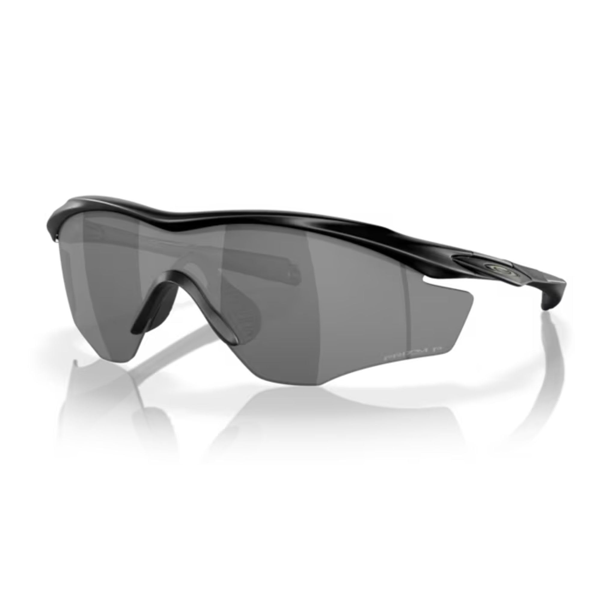 Oakley M2 Frame XL OO9343 Shield Sunglasses for Men - Polarized Sports & Driving Shades with Bonus Leash & iWear Care Kit - Perfect for Cycling, Running & Outdoor Activities
