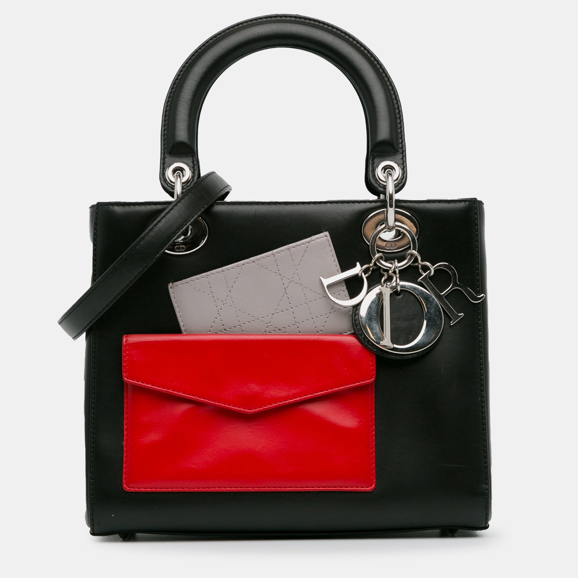 Premium Black Calfskin Leather Women's Tote Bag with Multiple Pockets - Stylish Work Bag for Office, Travel & Everyday Use