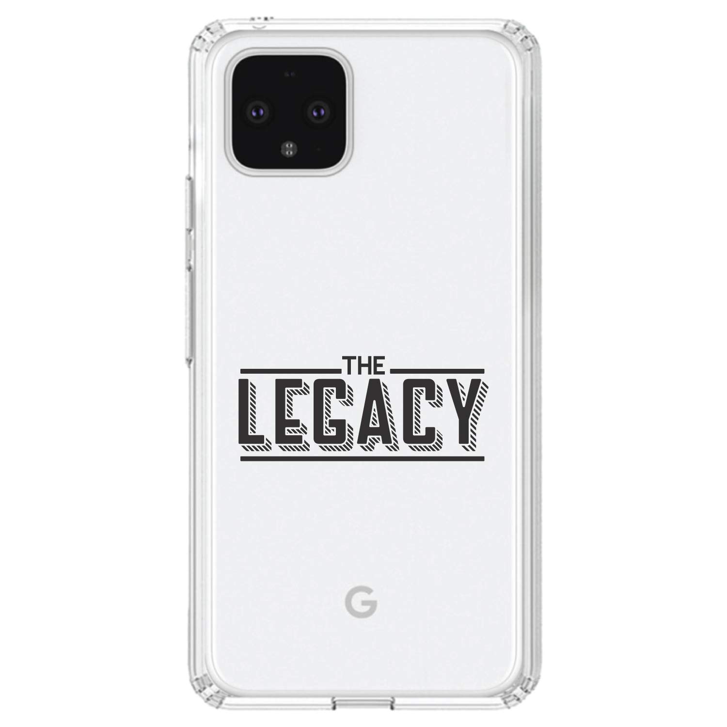 Google Pixel 4 Shockproof Case with Screen Protector - Clear Hybrid TPU Bumper for Daily Protection